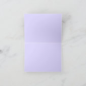 Honingbij en hommel paarse blanco notitiekaart (Binnen)