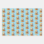 Honingbij en Honingraat Baby shower Inpakpapier Vel (Voorkant 3)