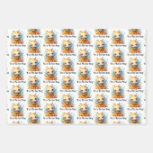 Honingbij en Honingraat Baby shower Inpakpapier Vel (Voorkant 2)