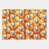 Honingbij en Honingraat Baby shower Inpakpapier Vel (Voorkant)