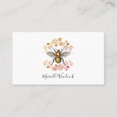 Honingbij en laurier van Rozen Visitekaartje (Voorkant)
