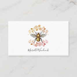Honingbij en laurier van Rozen Visitekaartje
