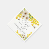 Honingbij en madeliefjes Sweet as Can Bee Baby sho Servet (Hoek)