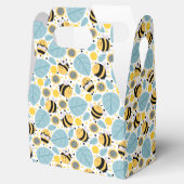 Honingbij en zonnebloemen bedankdoosjes (Geopend)