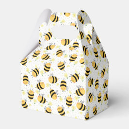 Honingbij en zonnebloemen bedankdoosjes