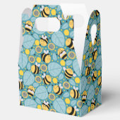 Honingbij en zonnebloemen bedankdoosjes (Geopend)