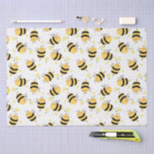 Honingbij en zonnebloemen tissuepapier (Craft)