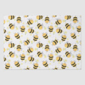 Honingbij en zonnebloemen tissuepapier (Voorkant)