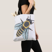 Honingbij (enkele witte) - Tote Bag (Dichtbij)