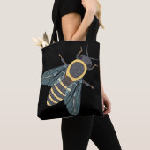 Honingbij (enkele zwarte) - Tote Bag (Dichtbij)