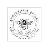  honingbij familie apiary elegant rubberstempel (Afrduk)