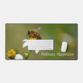 Honingbij fotografisch bestuiven geluk bureaumat (Keyboard & Muis)