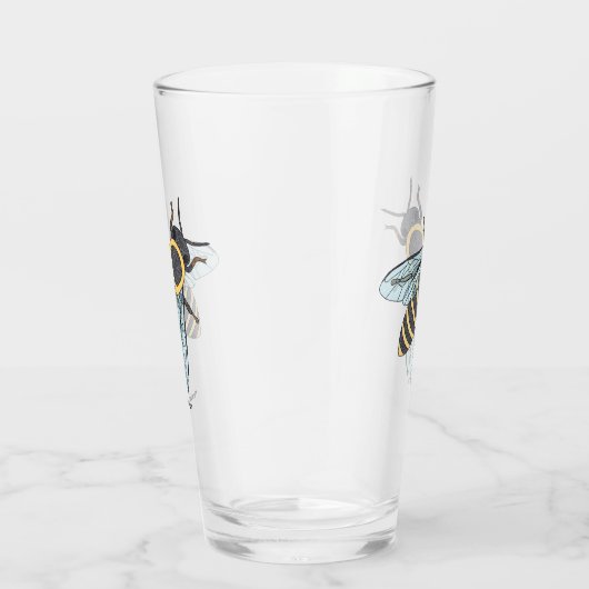Honingbij - Glas Cup (Rechts)