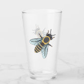 Honingbij - Glas Cup (Voorkant)