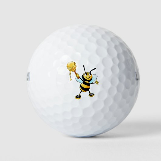 Honingbij 🐝 golfballen (Voorkant)