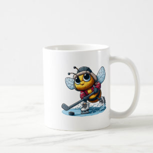 Honingbij Hockey Speler - Bij die Hockey Speelt  Koffiemok