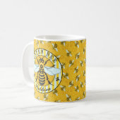 Honingbij hommel koningin bij  | Gepersonaliseerd Koffiemok (Voorkant links)