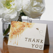 Honingbij Honingraat Aquarel Hommels Bedankkaart