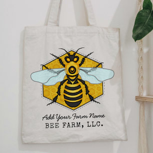 Honingbij Honingraat Bijen Boerderij Apiary gepers Tote Bag