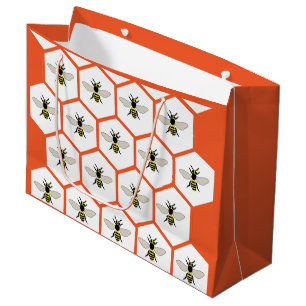Honingbij Honingraat Bijen Leuk Schattig Groot Cadeauzakje