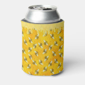 Honingbij Honingraat Bijenhommel Kroon | Aangepast Blikjeskoeler (Blikje Achterkant)