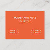 Honingbij Honingraat Bijenhouder Visitekaartje (Achterkant)