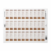HONINGBIJ, IMBKER APIARIST ETIKET (Full Sheet)