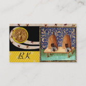 HONINGBIJ, IMBKERIJ, IMBKER MONOGRAM VISITEKAARTJE (Achterkant)