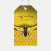 HONINGBIJ, IMKER KERSTVAKANTIE CADEAULABEL (Achterkant)