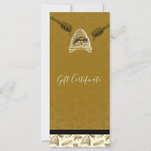 Honingbij Imkerij Vintage Biologisch Ciftificaat (Voorkant)