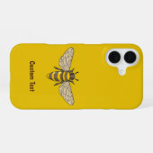 Honingbij iPhone 16 Hoesje (Achterkant horizontaal)