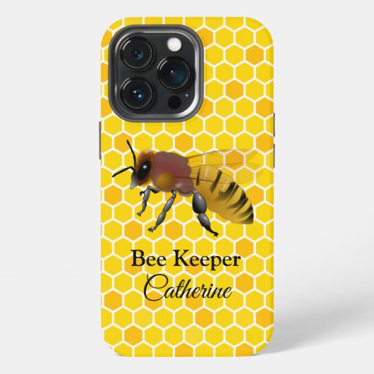 Honingbij iPhone Hoesje (Achterkant)