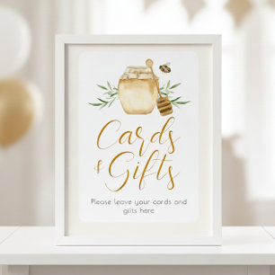 Honingbij Kaarten En Cadeau Baby Shower Tafelbordj Poster