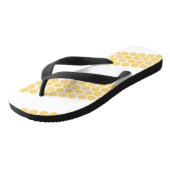 Honingbij Korf Strepen Teenslippers (Schuin)