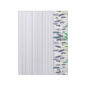 Honingbij Lavendel Kruid Bloemen Lined Notitieblok (Linkerzijde)