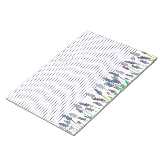 Honingbij Lavendel Kruid Bloemen Lined Notitieblok (Schuin)