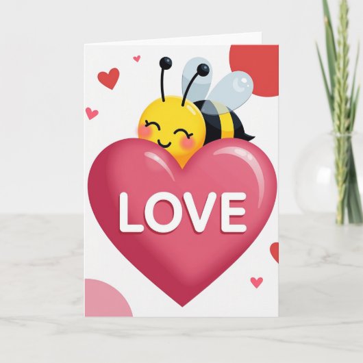 Honingbij Liefde Kaart (Voorkant)