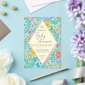 Honingbij, Lieveheersbeestje, Vlinder, Libel & Blo Acryl Uitnodigingen (Insitu (Huwelijk))