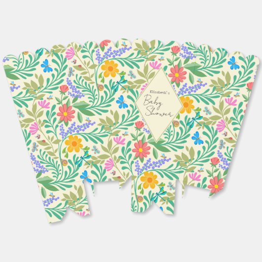 Honingbij, lieveheersbeestje, vlinder, libel & blo bedankdoosjes (Ongevouwen)