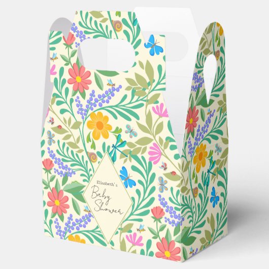 Honingbij, Lieveheersbeestje, Vlinder, Libel & Blo Bedankdoosjes (Geopend)