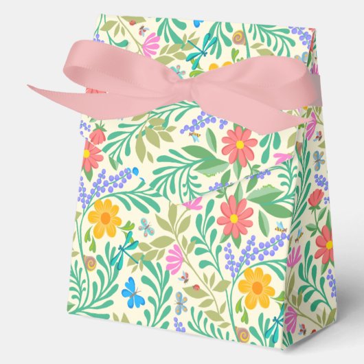 Honingbij, Lieveheersbeestje, Vlinder, Libel & Blo Bedankdoosjes (Voorkant)