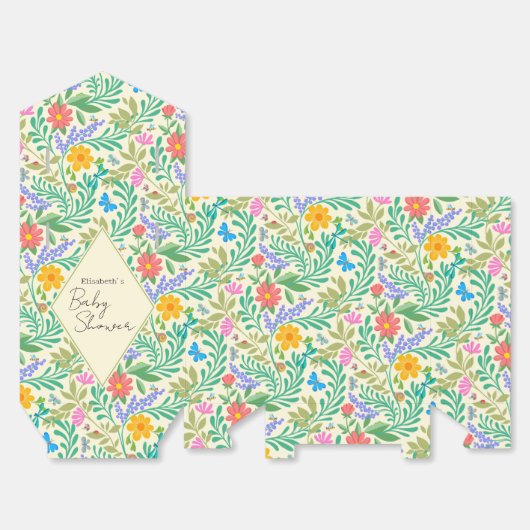 Honingbij, Lieveheersbeestje, Vlinder, Libel & Blo Bedankdoosjes (Ongevouwen)