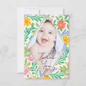 Honingbij, lieveheersbeestje, vlinder, libel & blo bedankkaart (Voorkant)