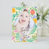 Honingbij, lieveheersbeestje, vlinder, libel & blo bedankkaart (Staand voorkant)