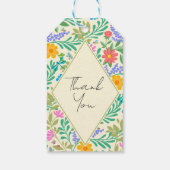 Honingbij, lieveheersbeestje, vlinder, libel & blo cadeaulabel (Achterkant)