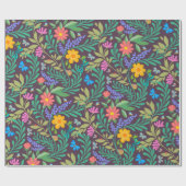 Honingbij, lieveheersbeestje, vlinder, libel & blo cadeaupapier (Vlak)