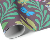 Honingbij, lieveheersbeestje, vlinder, libel & blo cadeaupapier (Rol Hoek)