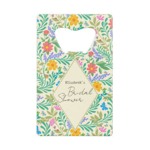 Honingbij, lieveheersbeestje, vlinder, libel & blo creditkaart flessenopener