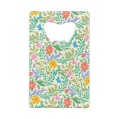 Honingbij, Lieveheersbeestje, Vlinder, Libel & Blo Creditkaart Flessenopener (Achterkant)