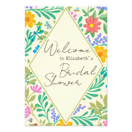 Honingbij, lieveheersbeestje, vlinder, libel & blo foto afdruk